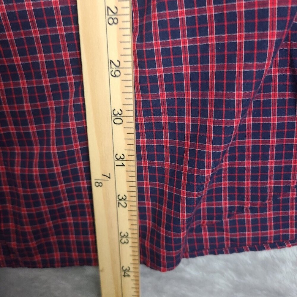 Polo Ralph Lauren Blake Fit Red and Purple Plaid Button Down Size 2XL - Picture 6 of 7